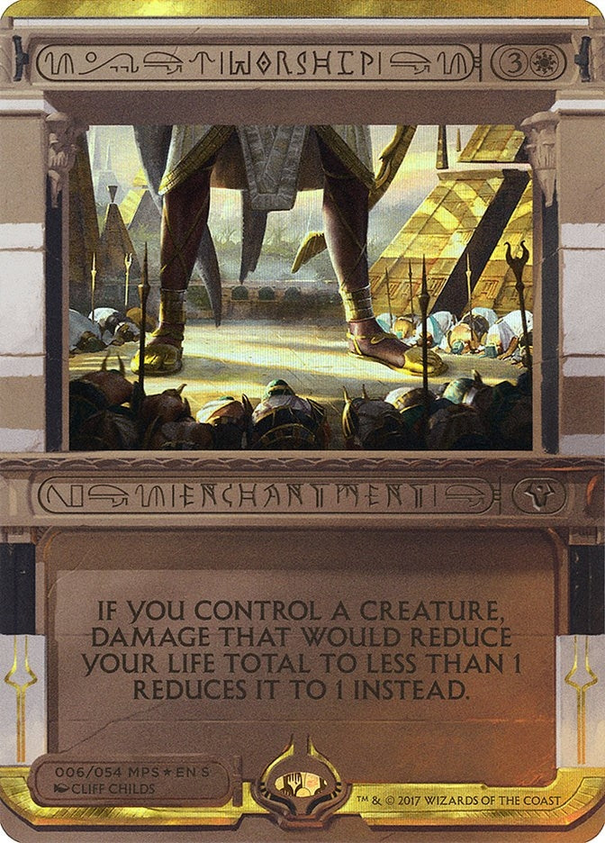 Image for Worship (Masterpiece Series: Amonkhet Invocations) (6) - Magic: The Gathering