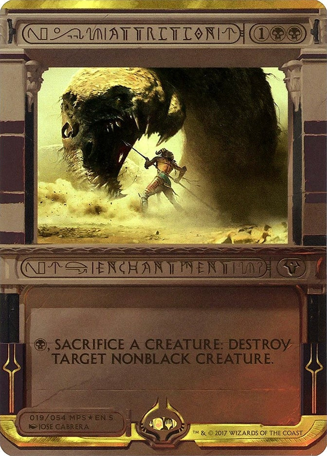 Image for Attrition (Masterpiece Series: Amonkhet Invocations) (19) - Magic: The Gathering