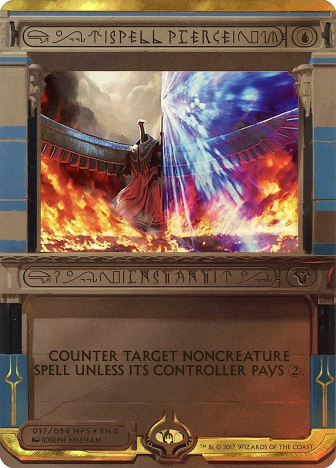 Image for Spell Pierce (Masterpiece Series: Amonkhet Invocations) (17) - Magic: The Gathering