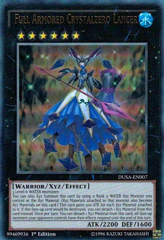 Image for Full Armored Crystalzero Lancer (Duelist Saga) (DUSA-EN007) - YuGiOh