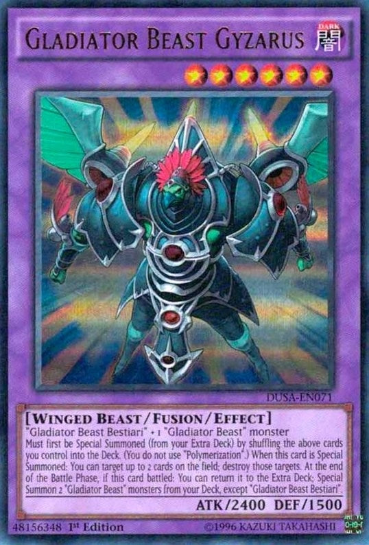 Image for Gladiator Beast Gyzarus (Duelist Saga) (DUSA-EN071) - YuGiOh