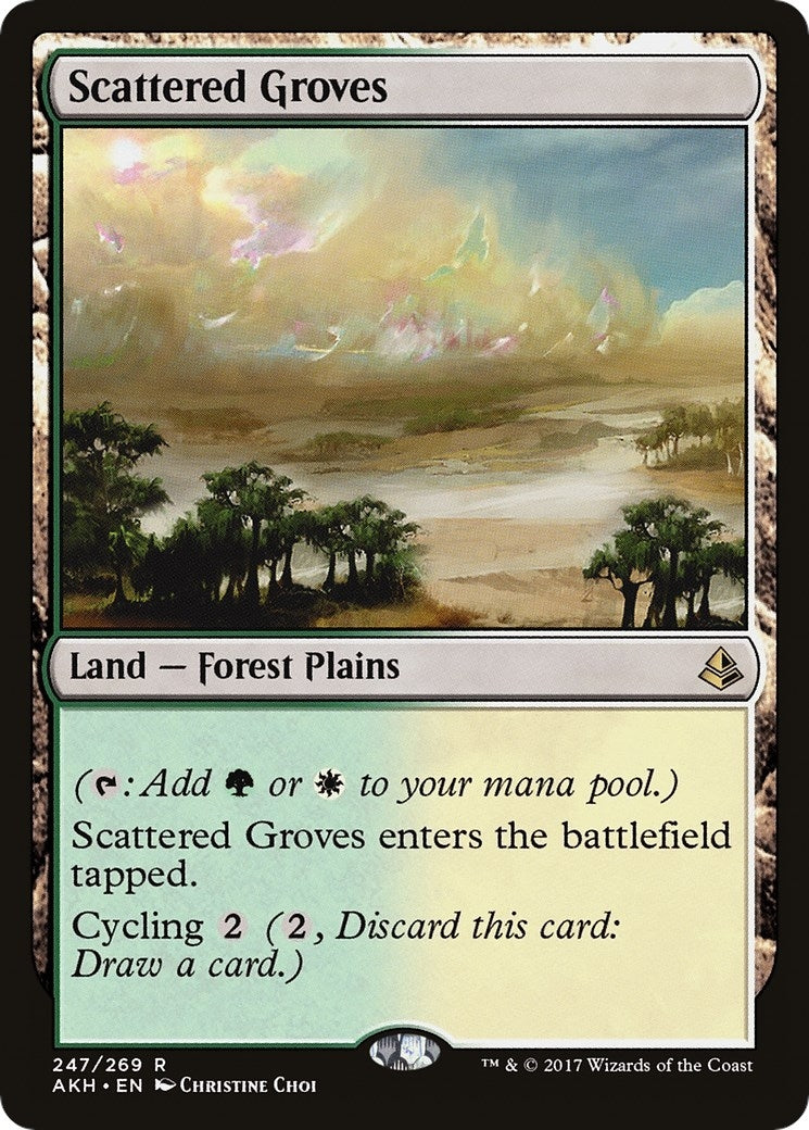 Image for Scattered Groves (Amonkhet) (247) - Magic: The Gathering