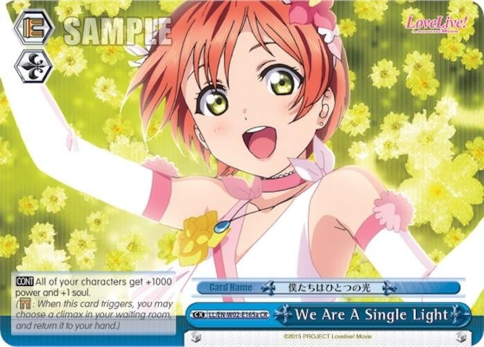 Image for We Are A Single Light (a) (Blue) (Love Live! DX Vol.2) (LL/EN-W02-E165a CR) - Weiss Schwarz