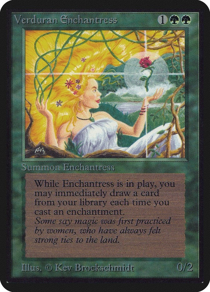 Image for Verduran Enchantress (Alpha Edition) - Magic: The Gathering