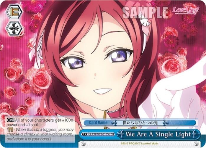 Image for We Are A Single Light (b) (Blue) (Love Live! DX Vol.2) (LL/EN-W02-E165b CR) - Weiss Schwarz