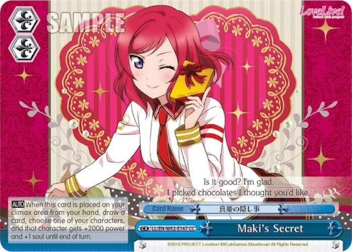 Image for Maki's Secret (Love Live! DX Vol.2) (LL/EN-W02-E167 CC) - Weiss Schwarz