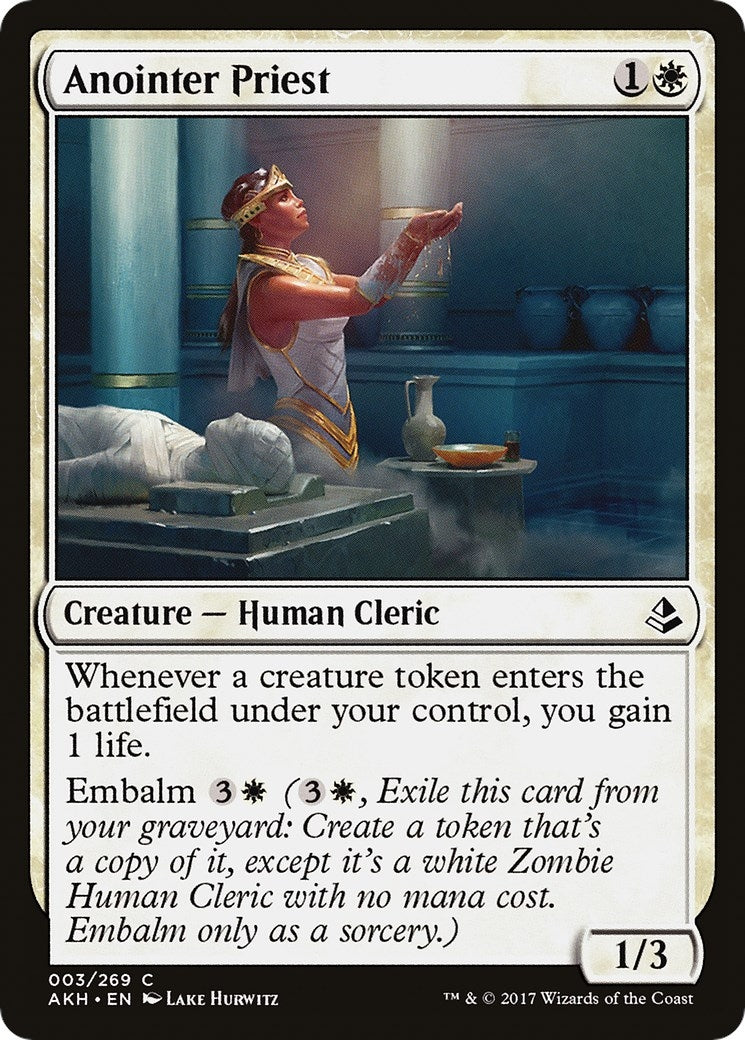 Image for Anointer Priest (Amonkhet) (3) - Magic: The Gathering