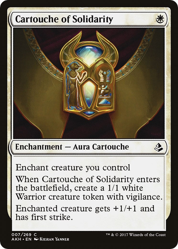 Image for Cartouche of Solidarity (Amonkhet) (7) - Magic: The Gathering