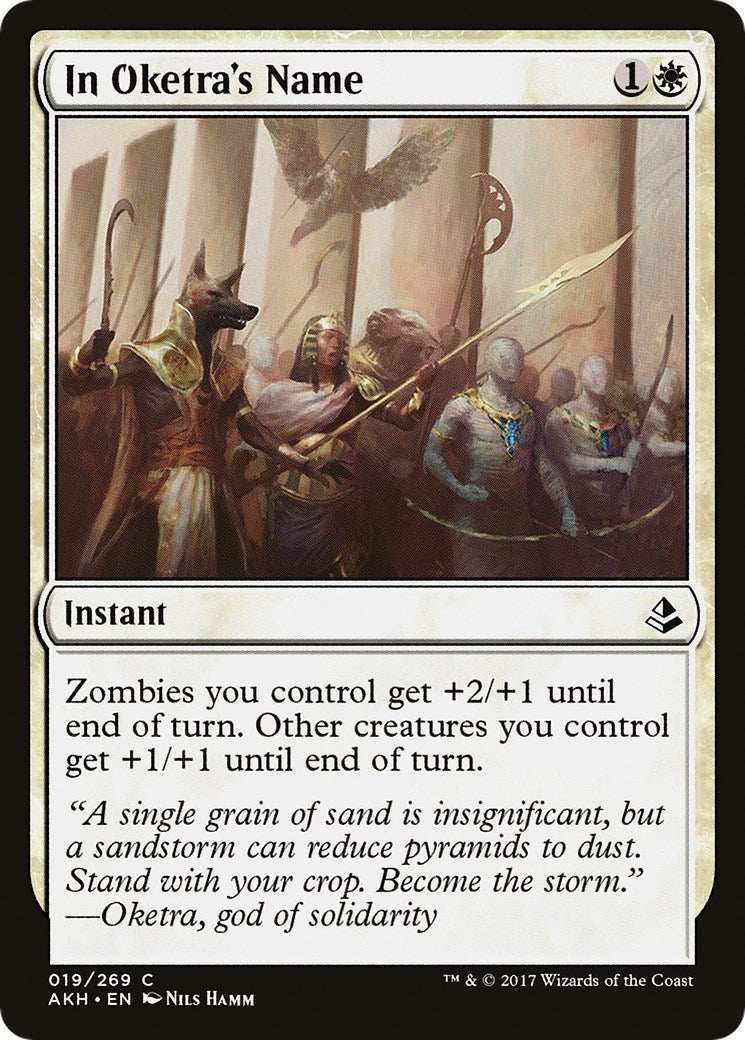 Image for In Oketra's Name (Amonkhet) (19) - Magic: The Gathering