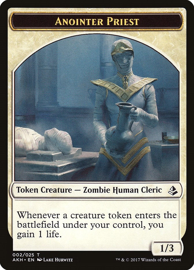 Image for Anointer Priest Token (Amonkhet) (2) - Magic: The Gathering