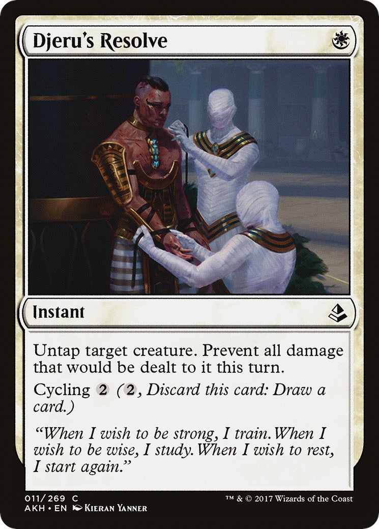 Image for Djeru's Resolve (Amonkhet) (11) - Magic: The Gathering