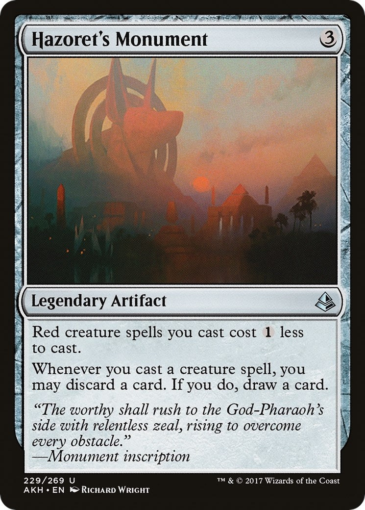 Image for Hazoret's Monument (Amonkhet) (229) - Magic: The Gathering
