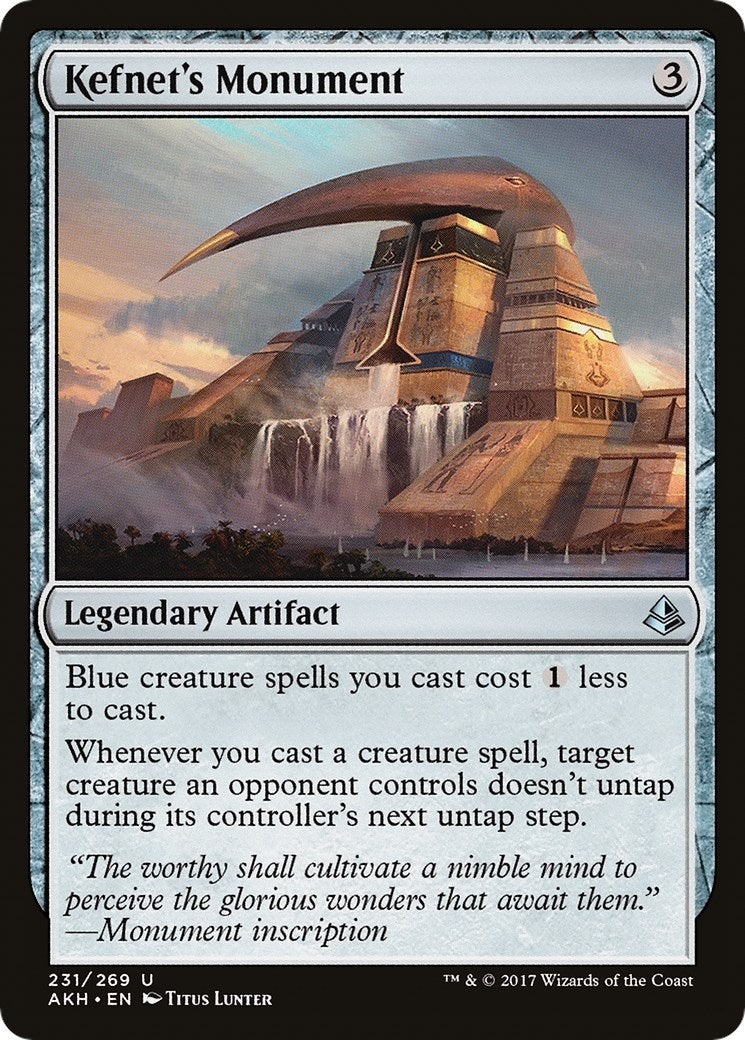 Image for Kefnet's Monument (Amonkhet) (231) - Magic: The Gathering