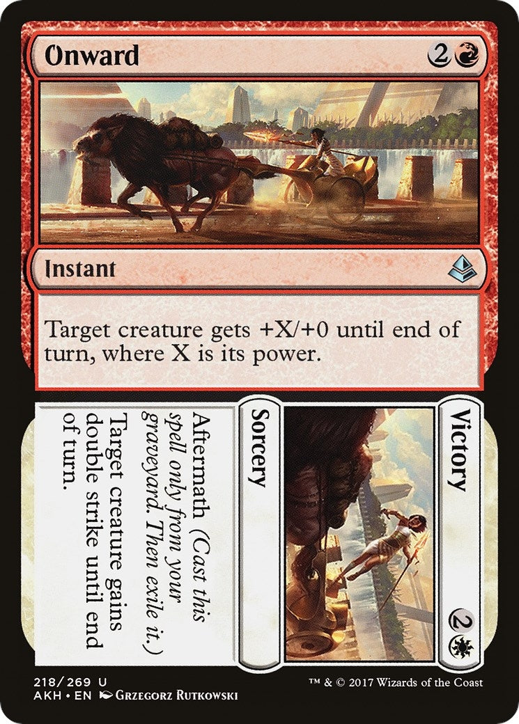 Image for Onward // Victory (Amonkhet) (218) - Magic: The Gathering