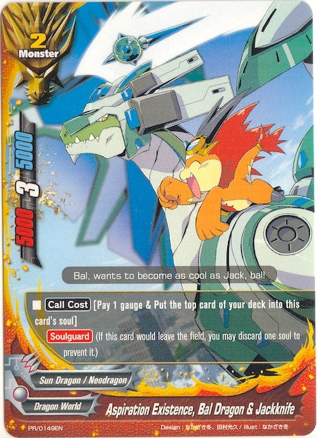 Image for Aspiration Existence, Bal Dragon & Jackknife (Promo Cards) (PR/0149EN) - Future Card BuddyFight