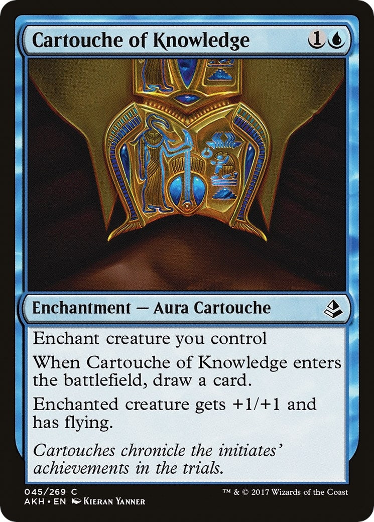 Image for Cartouche of Knowledge (Amonkhet) (45) - Magic: The Gathering