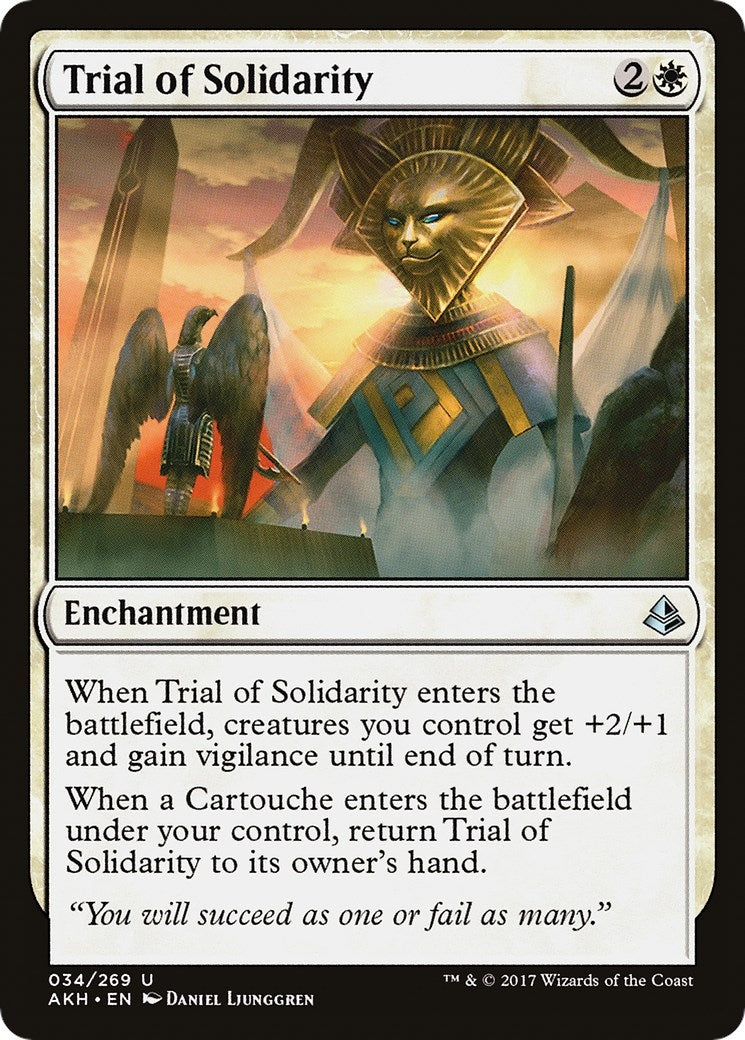 Image for Trial of Solidarity (Amonkhet) (34) - Magic: The Gathering