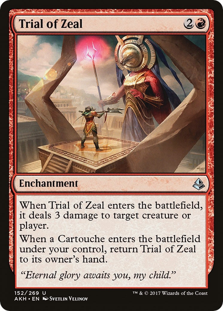 Image for Trial of Zeal (Amonkhet) (152) - Magic: The Gathering