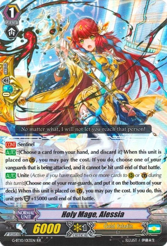 Image for Holy Mage, Alessia (G-BT10: Raging Clash of the Blade Fangs) (G-BT10/013EN) - Cardfight Vanguard