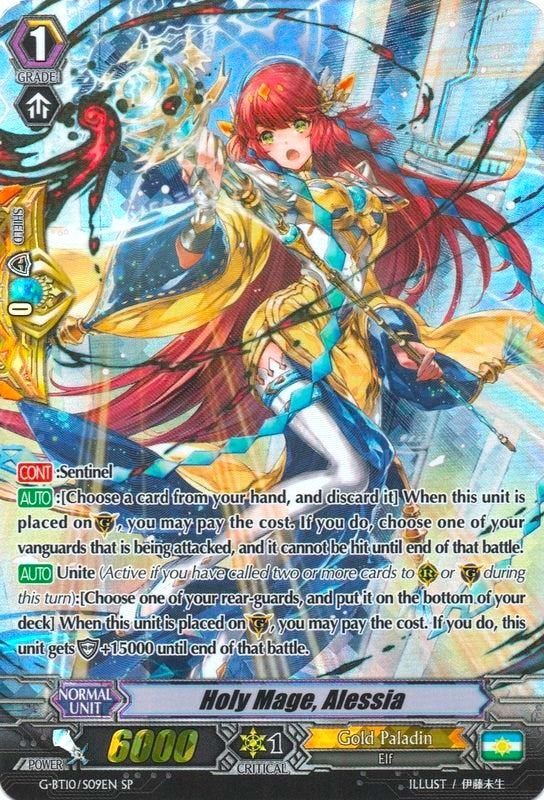 Image for Holy Mage, Alessia (SP) (G-BT10: Raging Clash of the Blade Fangs) (G-BT10/S09EN) - Cardfight Vanguard