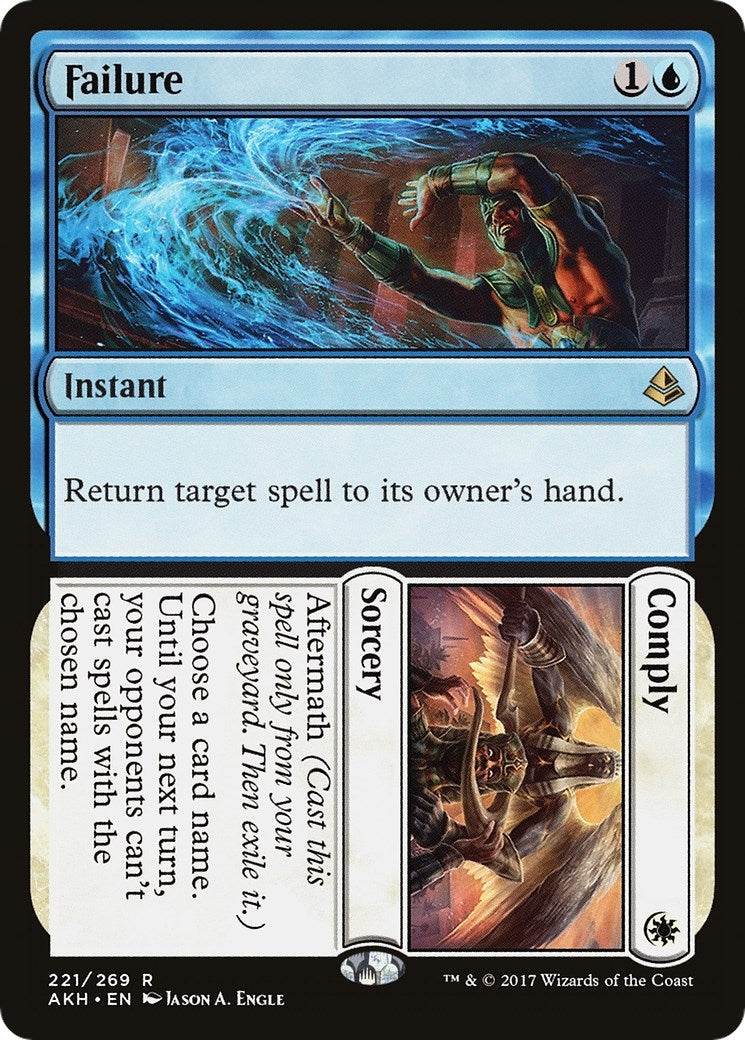 Image for Failure // Comply (Amonkhet) (221) - Magic: The Gathering