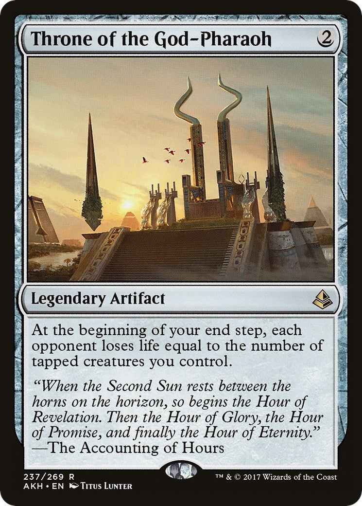 Image for Throne of the God-Pharaoh (Amonkhet) (237) - Magic: The Gathering