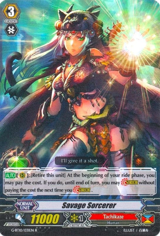 Image for Savage Sorcerer (G-BT10: Raging Clash of the Blade Fangs) (G-BT10/031EN) - Cardfight Vanguard