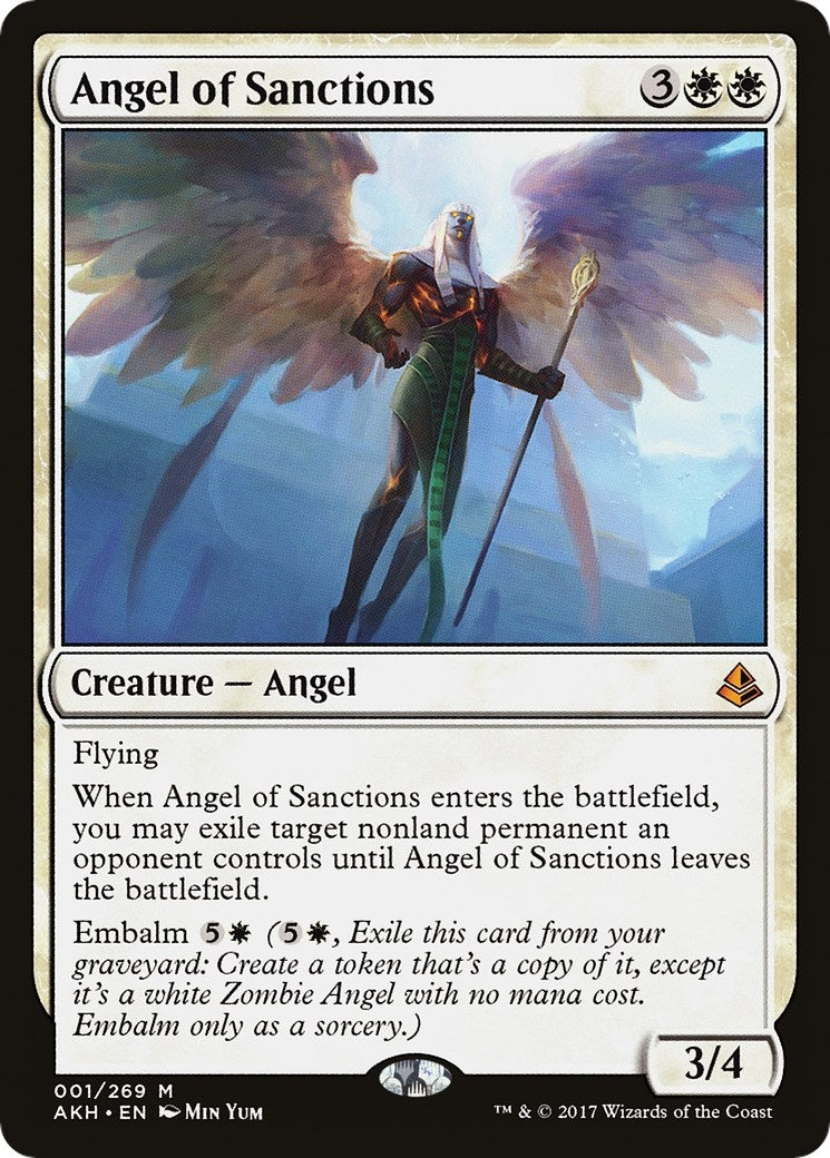 Image for Angel of Sanctions (Amonkhet) (1) - Magic: The Gathering