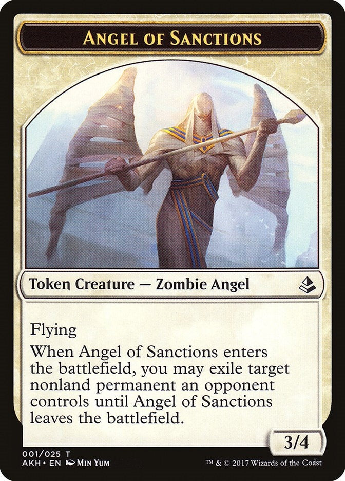 Image for Angel of Sanctions Token (Amonkhet) (1) - Magic: The Gathering