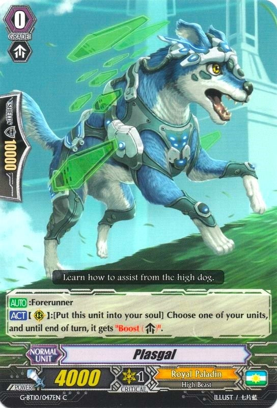 Image for Plasgal (G-BT10: Raging Clash of the Blade Fangs) (G-BT10/047EN) - Cardfight Vanguard