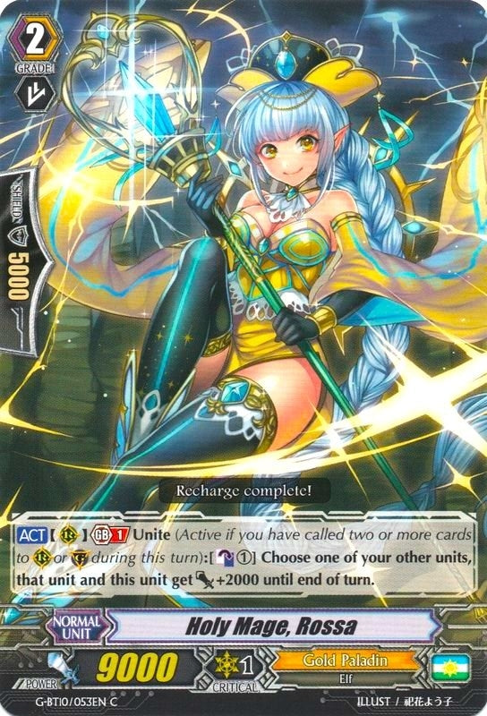 Image for Holy Mage, Rossa (G-BT10: Raging Clash of the Blade Fangs) (G-BT10/053EN) - Cardfight Vanguard