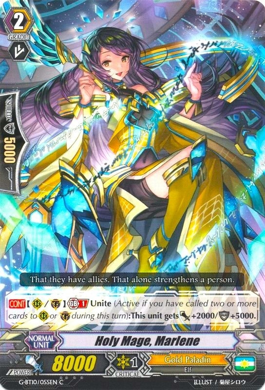 Image for Holy Mage, Marlene (G-BT10: Raging Clash of the Blade Fangs) (G-BT10/055EN) - Cardfight Vanguard