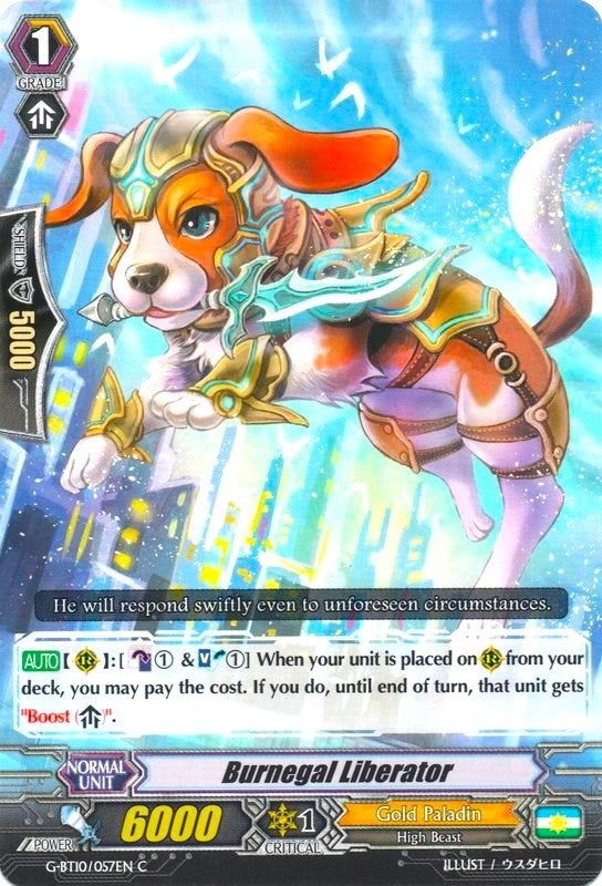 Image for Burnegal Liberator (G-BT10: Raging Clash of the Blade Fangs) (G-BT10/057EN) - Cardfight Vanguard
