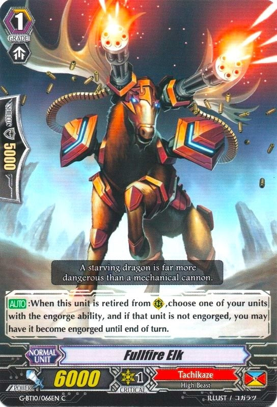 Image for Fullfire Elk (G-BT10: Raging Clash of the Blade Fangs) (G-BT10/066EN) - Cardfight Vanguard