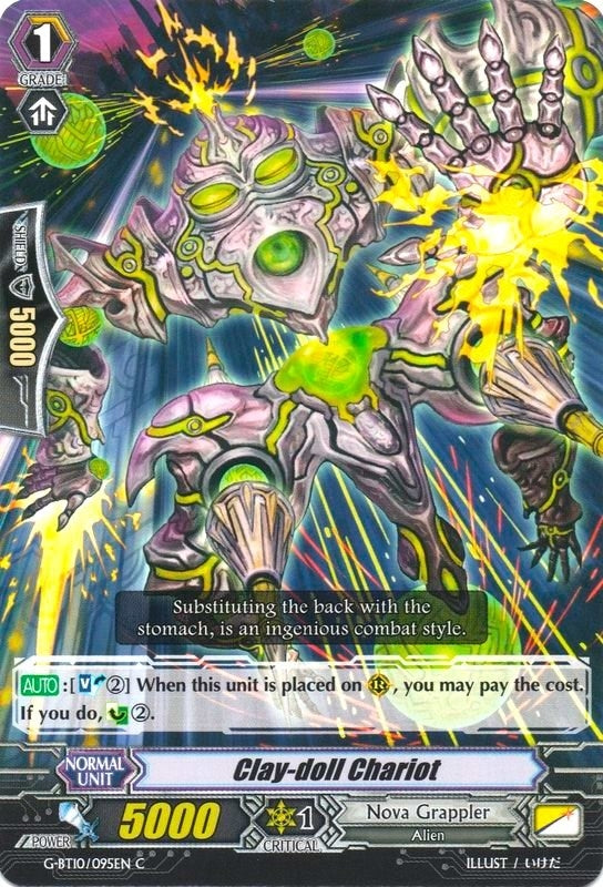Image for Clay-doll Chariot (G-BT10: Raging Clash of the Blade Fangs) (G-BT10/095EN) - Cardfight Vanguard