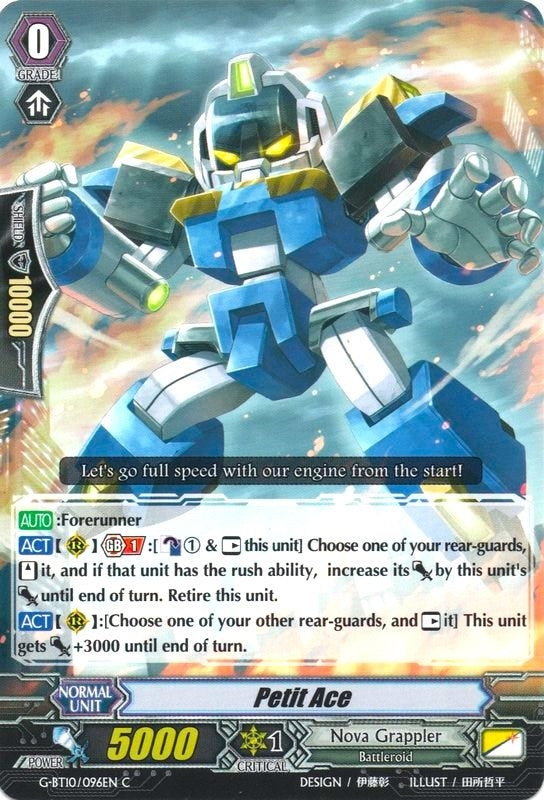 Image for Petit Ace (G-BT10: Raging Clash of the Blade Fangs) (G-BT10/096EN) - Cardfight Vanguard