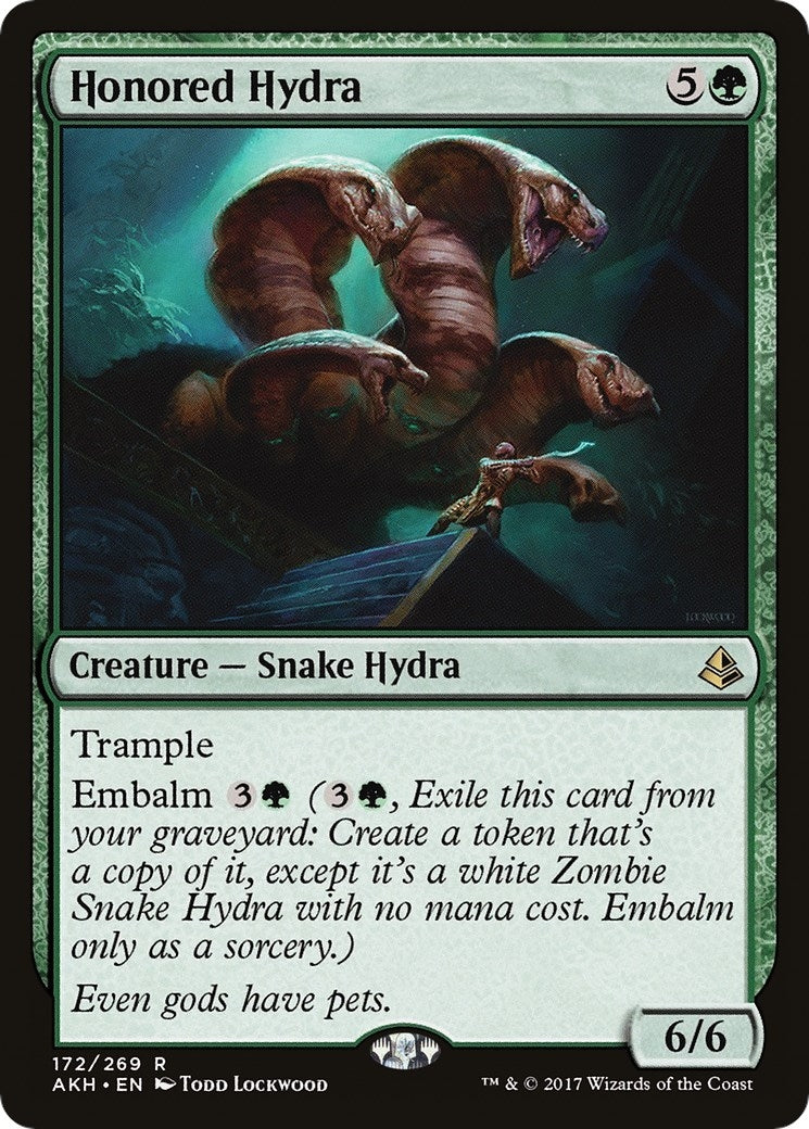 Image for Honored Hydra (Amonkhet) (172) - Magic: The Gathering