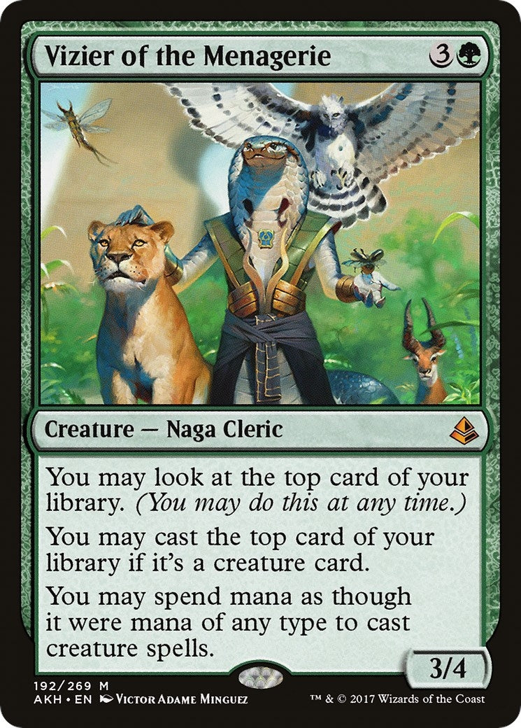 Image for Vizier of the Menagerie (Amonkhet) (192) - Magic: The Gathering