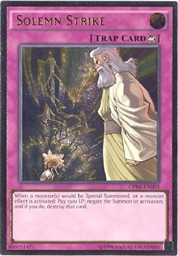 Image for Solemn Strike (UTR) (OTS Tournament Pack 4) (OP04-EN003) - YuGiOh