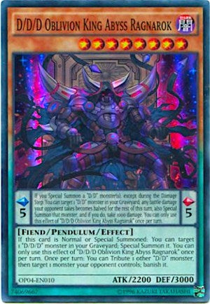 Image for D/D/D Oblivion King Abyss Ragnarok (OTS Tournament Pack 4) (OP04-EN010) - YuGiOh