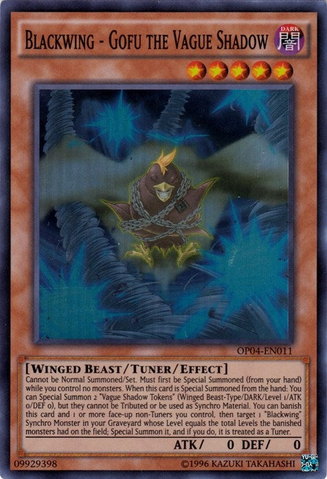 Image for Blackwing - Gofu the Vague Shadow (OTS Tournament Pack 4) (OP04-EN011) - YuGiOh