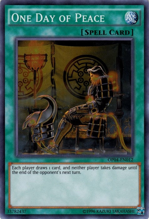 Image for One Day of Peace (OTS Tournament Pack 4) (OP04-EN012) - YuGiOh