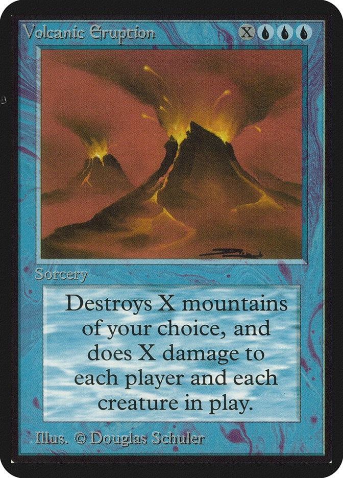 Image for Volcanic Eruption (Alpha Edition) - Magic: The Gathering