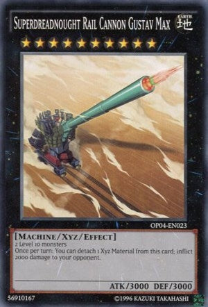 Image for Superdreadnought Rail Cannon Gustav Max (OTS Tournament Pack 4) (OP04-EN023) - YuGiOh