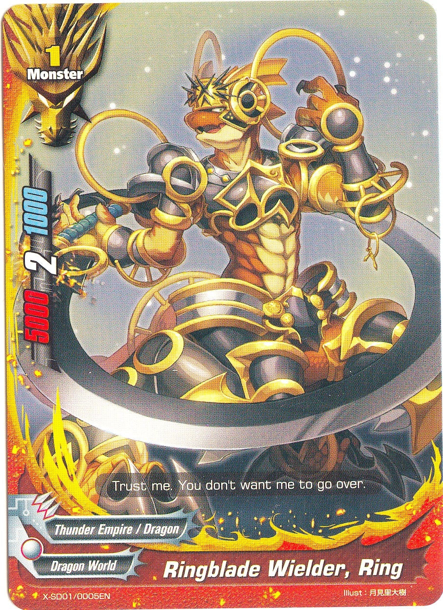 Image for Ringblade Wielder, Ring (X-SD01: Demon Lord Dragon of Tempest) (X-SD01/0005EN) - Future Card BuddyFight