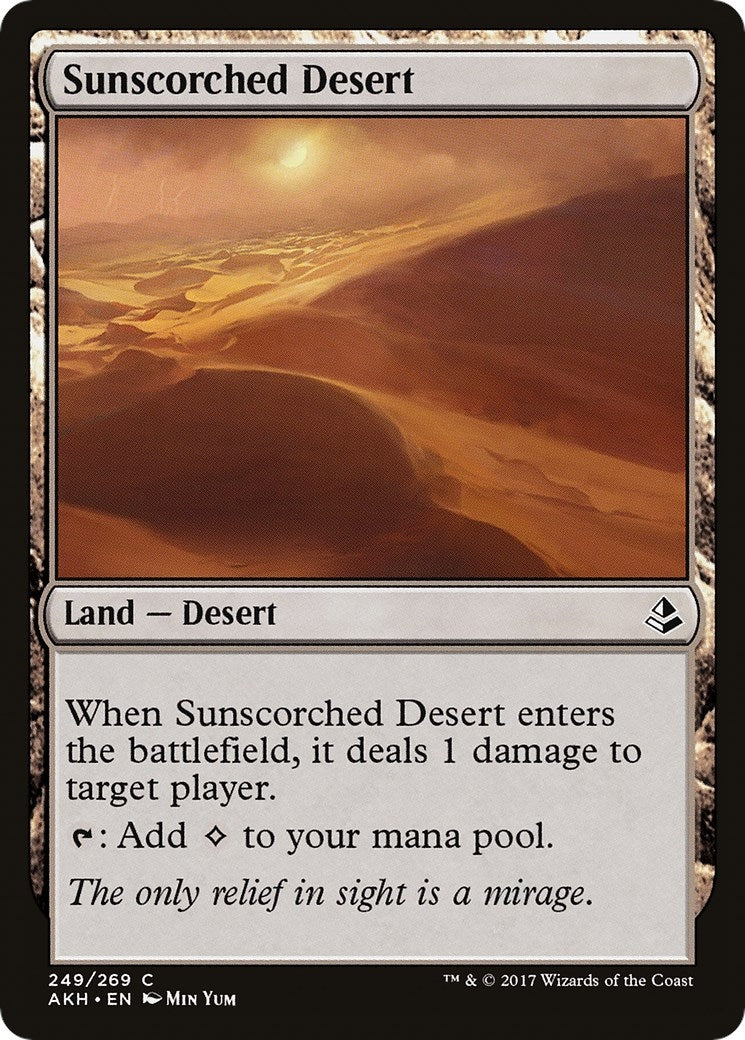 Image for Sunscorched Desert (Amonkhet) (249) - Magic: The Gathering