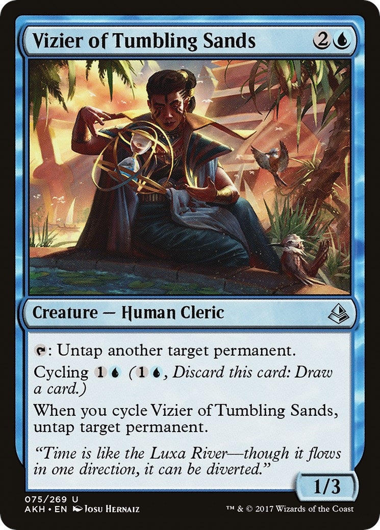 Image for Vizier of Tumbling Sands (Amonkhet) (75) - Magic: The Gathering