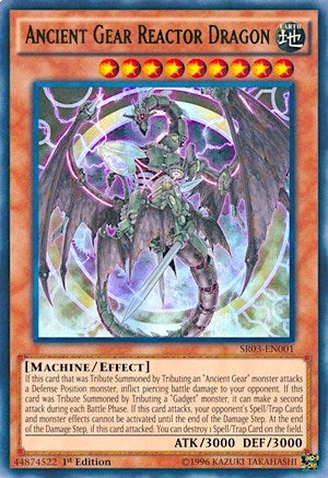 Image for Ancient Gear Reactor Dragon (Structure Deck: Machine Reactor) (SR03-EN001) - YuGiOh