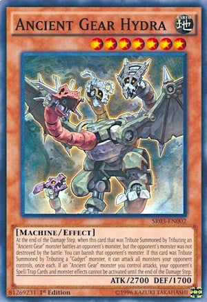 Image for Ancient Gear Hydra (Structure Deck: Machine Reactor) (SR03-EN002) - YuGiOh