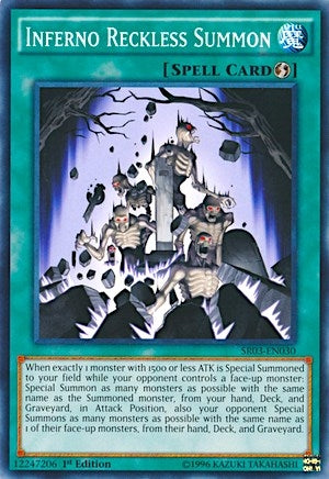Image for Inferno Reckless Summon (Structure Deck: Machine Reactor) (SR03-EN030) - YuGiOh